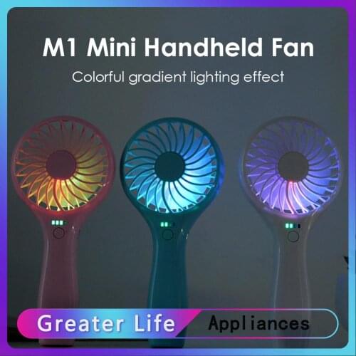 Mini Mini Handheld Personal Fan 3 Wind Speeds Adjustment USB Rechargeable Portable Silent Desk Table Cooling Fan