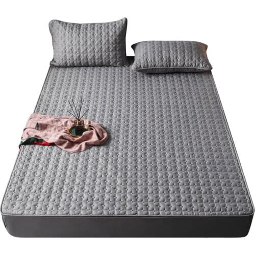 16 Inches Deep Quilted Fitted Mattress Pad 140x200cm Mattress cover Mattress Topper