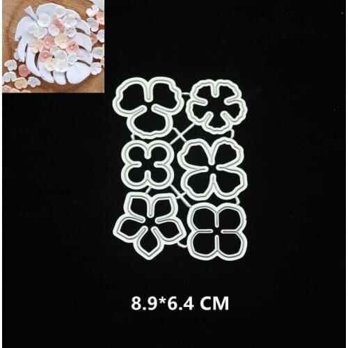 2021 New Floret Cutting Dies DIY Scrapbooking Embossing Paper Photo Frame Stamps Crafts Template Mould Stencils
