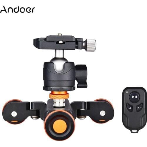 Andoer L4 PRO Motorized Slider Camera Video Dolly Track Wireless Remote Contro 3 Speed Adjustable for Canon Nikon Sony DSLR iOS