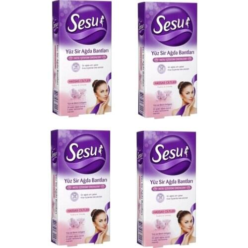 Depilation Band Face Sensitive Skin 20 Piece X 4 PCs