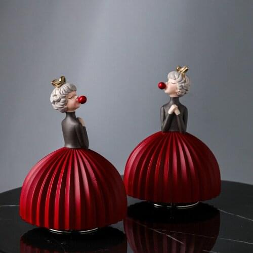 Handmade Christmas Rotating Music Box Music Box Girl Heart Dancing Ballet 2021 New Year Christmas Holiday Birthday Gift