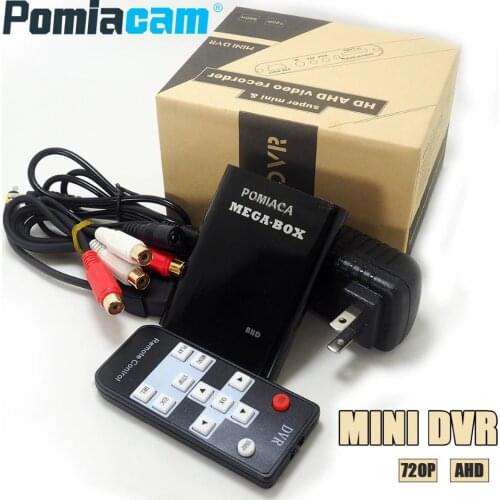 X-box New Super Mini AHD DVR Recorder HD 720P Support SD Card 128GB Real time 1Ch CCTV DVR Board Video Compression Motion Detect