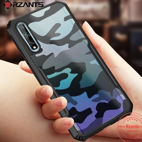 Rzants For HUAWEI Y5P Y6P Y8P Case Hard [Camouflage Beetle] Shockproof Slim Crystal Clear Cover funda Casing