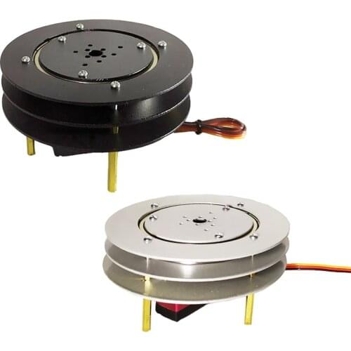 1 DOF Electric PTZ Remote Control Rotating Base Stand with 180, 270 Degree Servo DIY Robot Arm STEM Educational Toys