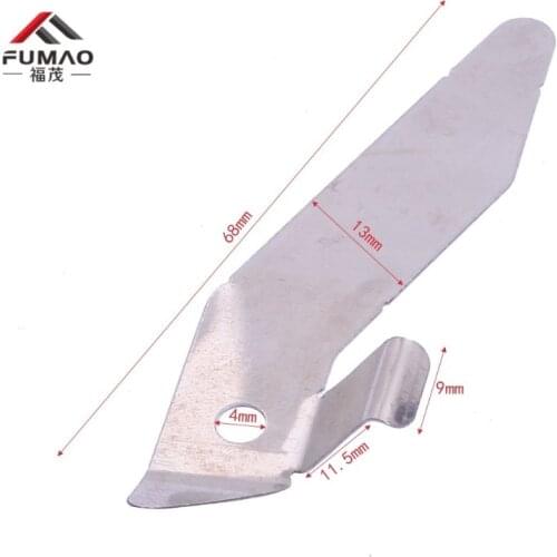 Custom 10Pcs Flexible Stainless Steel Flat Metal Springs Clips for Led