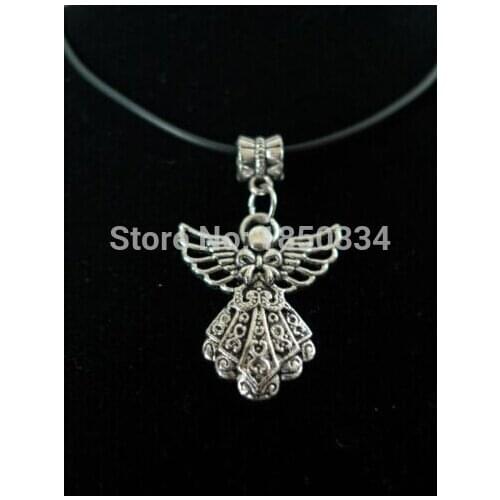 HOT 10 pcs Fast delivery Guardian Angel Statement Collar Choker Necklaces & Bracelets Pendants Jewelry Gift Wholesale B128