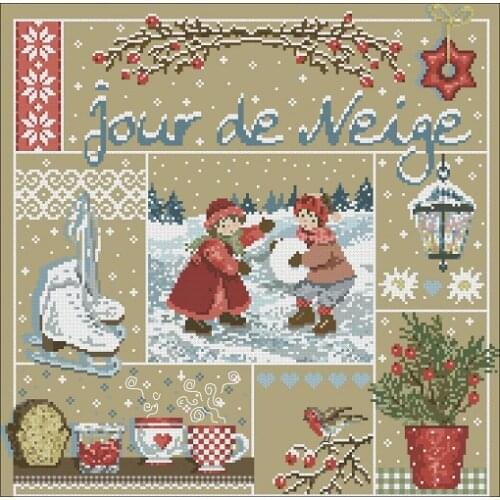100% EGYPT cotton cross stitch kits cotton genuine self-made needle-kit Rafi Lady Series - Christmas Holidays