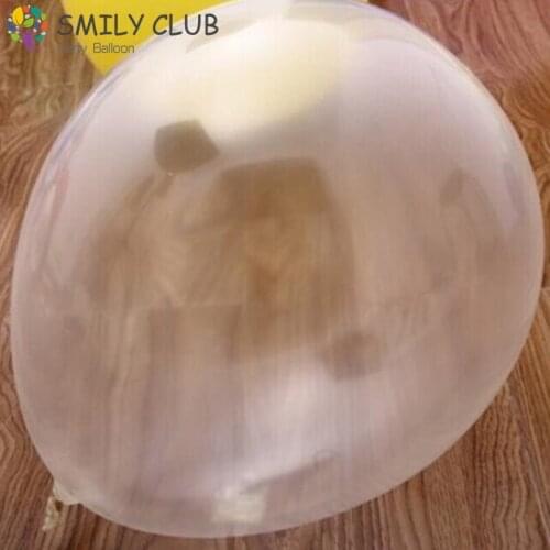 100 Pcs 12 Inch Thick 2.8g Clear Latex Balloon Transparent Ballon Romantic Inflatable Wedding Decoration Birthday Party Balloons