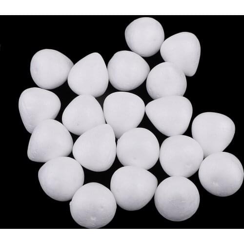 20pcs Water Drop Shape Polystyrene Styrofoam Foam For Modeling Art Craft