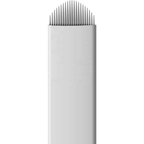 21U Microblading Permanent Makeup Needles 3D Embroidery Sterilized Stainless Steel For Eyebrow Lip Embroidery Microblading