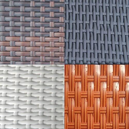 500G 8MM Wide DIY Handmade Flat Synthetic Rattan Weaving Material Plastic Knit Repair Chair Table PE Rattan Supplies