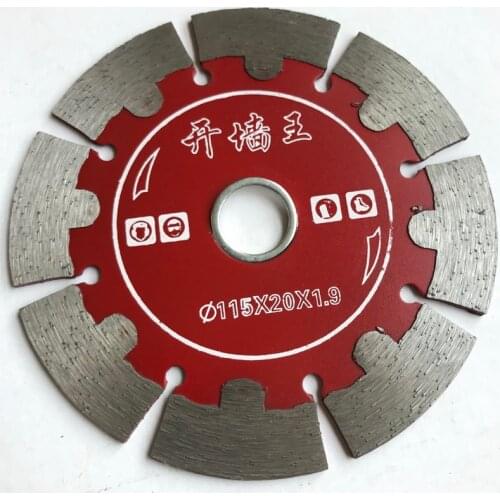 Free shipping of 1PC slotting&dry cutting 115*1.9*20mm great wall form teeth diamond saw blades for marble/granite/tile/cutting