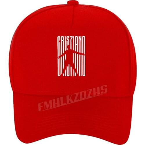 New Mens Baseball Cap CR7 High Quality Fashion Football Fans/Fans Hip Hop Caps RED M65