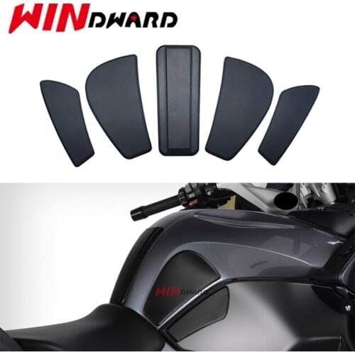 Black Rubber Motorcycle Tank Traction Side Pad for R1200RT LC 2013-2019