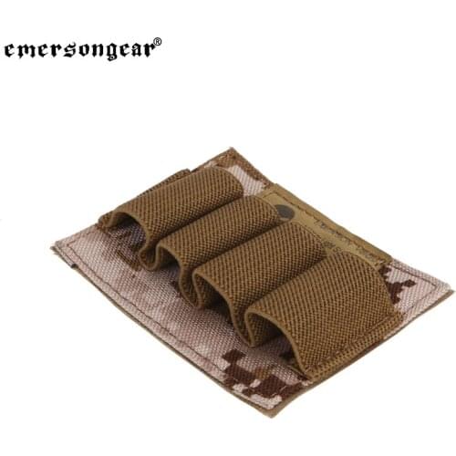 Emersongear Tactical Hook Loop Electronic Glow Stick Pouch B Modle Carry Bag Portable For Airsoft Hunting Plate Carrier EM6061