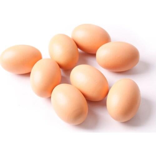 Fake Eggs Toys for Children Kitchen Simulation Egg Model Painting Fun Doodle DIY Plastic Easter Eggs Decoration Educational Toys