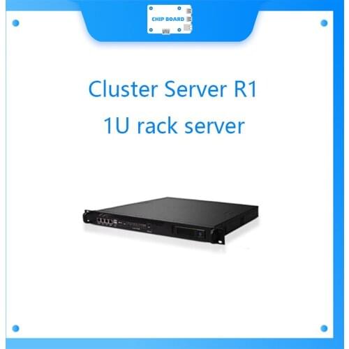 Cluster Server R1 1U rack server architecture, high computing power, supports Docker, suitable for edge computing