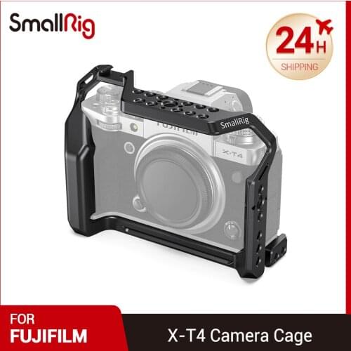 SmallRig XT4 Cage for FUJIFILM X-T4 Camera W/ Multiful Thread Holes for Microphone LED Lights DIY Options 2808