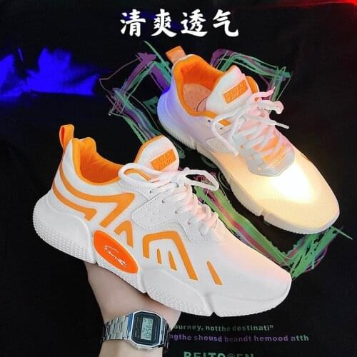 2021 summer new mens sneakers mesh breathable casual mens shoes running shoes student shoes shoe shoes men sneakers
