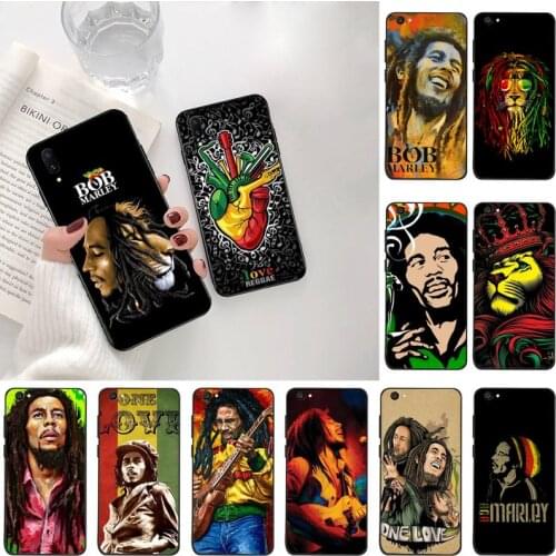 Lion Reggae Bob Marley Phone Case For Vivo Y91c Y17 Y51 Y67 Y55 Y7s Y81 Y19 Y97 Y93 V17 vivos5