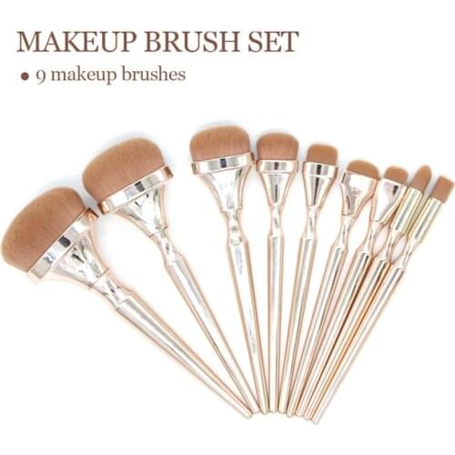 9-15pcs Makeup Brushes Set Full Combination Professional High-end Foundation Brush Toothbrush Multifunctional Beauty Tools