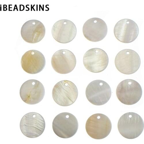 New arrival! 15mm 200pcs/lot shell coin-shape charms for Stud earring/earrings accessories/Earring parts