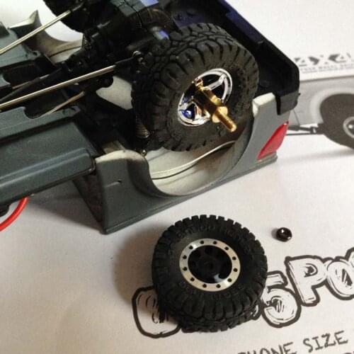 Orlandoo Hunter RC crawler 1:35 modified two-wheel widened axle bridge wheels modification parts metal shaft axle