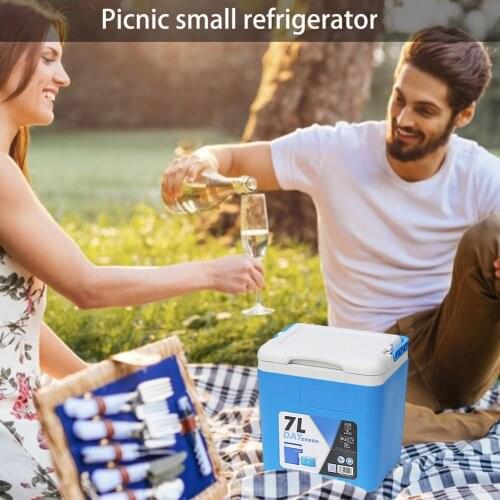 7L Portable Cooler Excellent Sealing Performance Incubator PU Insulation Long Heat Preservation For Self-driving Travel Outdoor