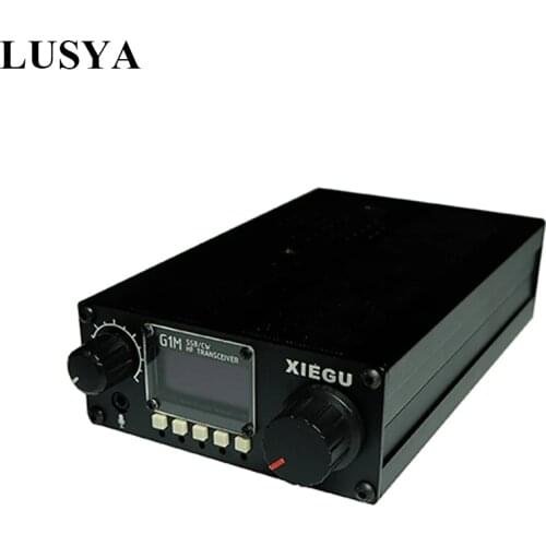 Lusya XIEGU G1M 5W 0.5-30mHz multi-band QRP HF Transceiver shortwave Portable radio SSB CW mode T0613