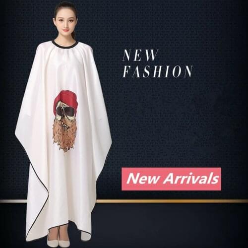 Salon Professional Hair Styling Cape, Retro pattern fashion trend Adult Hair Cutting Coloring Hairdressing Barber Wai Cloth