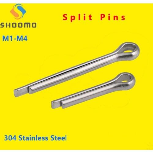 Split Cotter Pin Hitch Pins Clip Cotter Pin Split Pins Hairpin Pins U-shaped Pin Steel Pin Latch GB 304 Stainless Steel