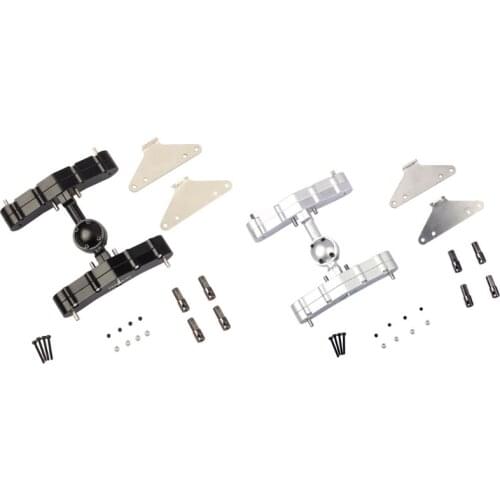 RBR/C DIY Toy RC Drift Racing Car Off-Road Climber Short Stainless Steel Metal Seesaw Kits Kids RC Toy Car Set H055