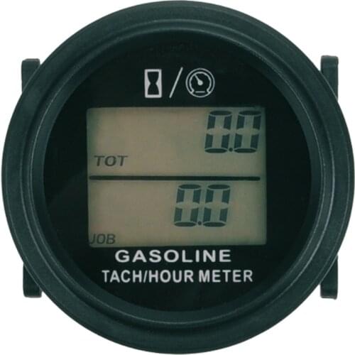 Tachometer Large Hour Meter LCD Backlight For Gas Engine 2/4 Stroke Motorcycle ATV Boat Snowmobile Marine mower RL-HM005L