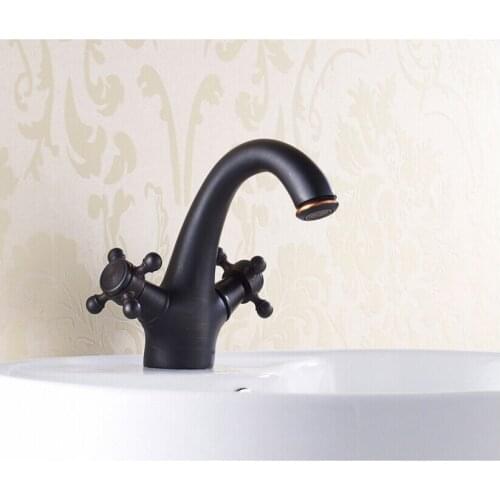Vidric Fashion high quality total brass hot and cold ORB finish bathroom basin faucet bathroom sink tap