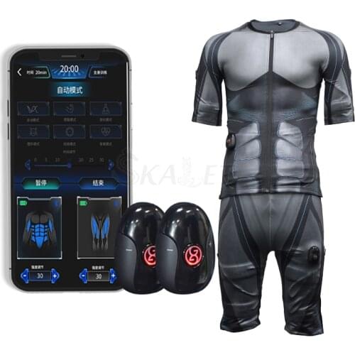Full Body Ems Training Suit Slimming Weight Loss Fitness Slimming Body EMS Stimulation Training Suit Exercise Suit with CE