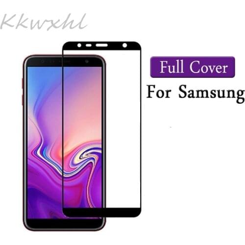 9H Glue Tempered Glass For Samsung Galaxy J4 J6 Plus 2018 J4+ J6+ Full Screen Cover Screen Protector Film For J4PLUS J6PLUS