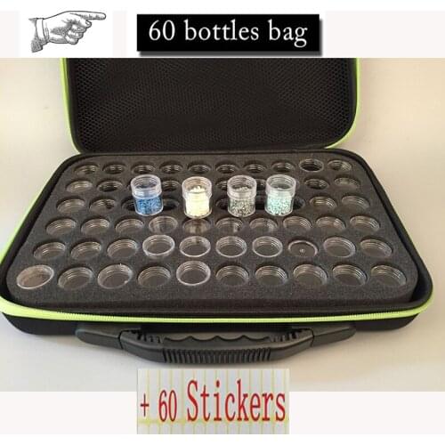 Diamond Painting tool Accessories Bottles Container Storage Bag diamant painting Carry Case Holder Zipper Daimond painting Box