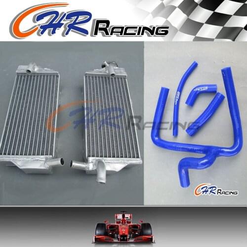 Aluminum radiator & silicone Y hose for honda cr250r 2005-2007 2006 brand new
