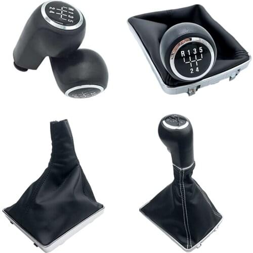 Car Styling 5/6 Speed Gear Lever Shift Knob Stick Pen Leather Boot Cover For OPEL /VAUXHALL /ASTRA 2005 2006 2007 2008 2009 2010