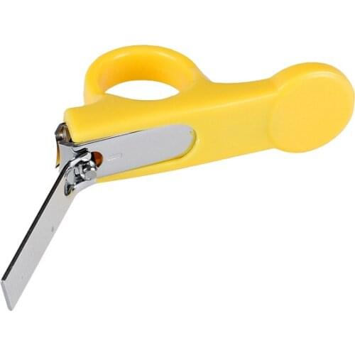 Safe carton convent stainless steel infant manicure pedicure care tool protection baby nail clippers on sale KD3064