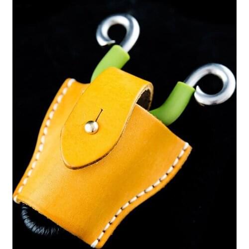 Slingshot Layer Cow Leather Sheath for Outdoor Hunting Sling Shot Catapult Bag Case Pouch Holster Accessories Tools