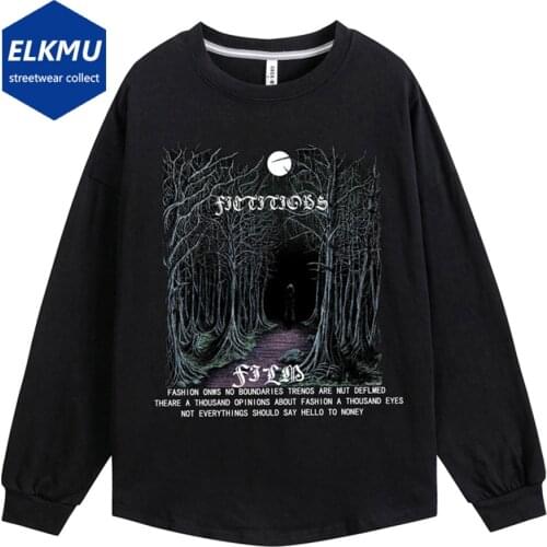 Мужские футболки с длинным рукавом ELKMU China At AliExpress