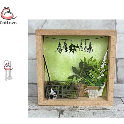 Catlove Shovel and Rake Metal Cutting Dies Scrapbooking Mold Knife Stencil Die Cuts Card Making Craft Embossing New Die For 2020