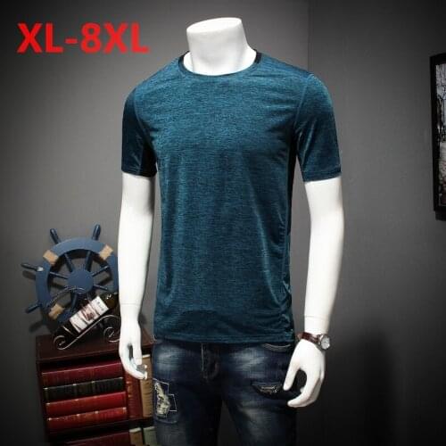 10XL 9XL 8XL 7X 6XL 5XL Mens T Shirt Casual Patchwork Short Sleeve T Shirt Mens Clothing Trend Casual Slim Fit Hip-Hop Top Tees