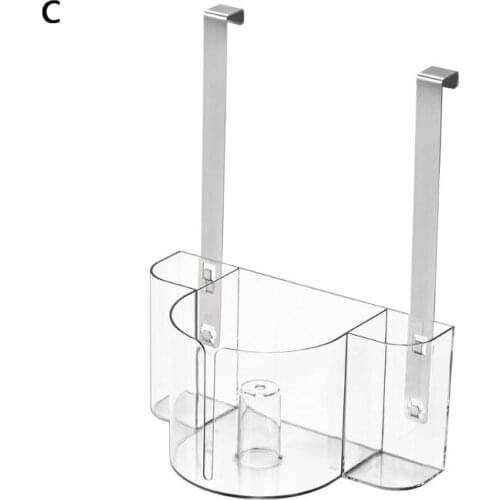 Kitchen Cupboard Cabinet Door Hanging Storage Box Rack Sundries Container Holder U2JC