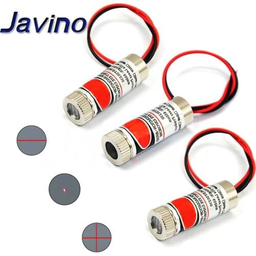 650nm 5mW Red Point / Line / Cross Laser Module Head Glass Lens Focusable Focus Adjustable Laser Diode Head Industrial Class