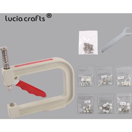 Lucia Crafts 1 Set Beads Machine Sewing Set