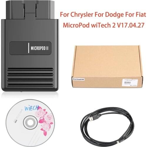 MicroPod 2 V17.04.27 For Chrysler Diagnostics and Programming For Fiat For Dodge For Jeep MICROPOD ii DBRIII Diagnostic Tool