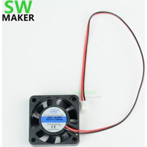 SWMAKER 1pcs WANHAO i3 PLUS, MINI filament cooling fan 40*10mm, 24V, cable 150mm 3D printer parts
